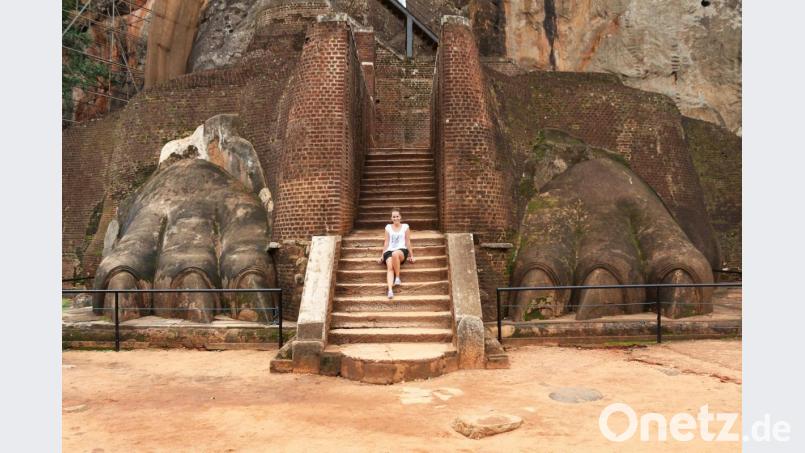 Das Löwentor von Sigiriya beeindruckt durch die in Stein gemeiselten Tatzen - und den imposanten Treppenaufgang. Bild: exb