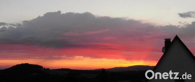 Sonnenuntergang in Waldeck. Bild: hl