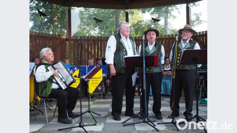 Die &quot;Waldhauser Sänger&quot; mit Fred Fröhlich. Bild: krb
