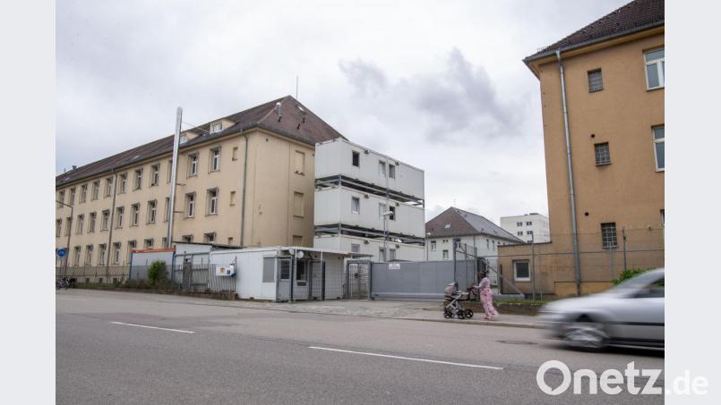 Das Ankerzentrum in Regensburg Bild:  Lino Mirgeler/dpa