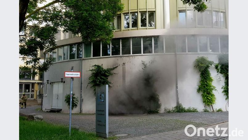 Brand in der Tiefgarage der Regensburger Domspatzen. Bild: Alexander Auer