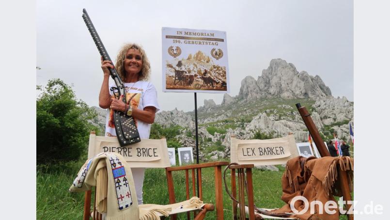 Ein Doppeljubiläum groß gefeiert: 100 Jahre Lex Barker und 90 Jahre Pierre Brice. Bild: Kunz