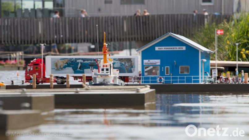 Die Anlage des Schiffsmodellbauclub beim cooltour-Sommer in Tirschenreuth. Bild: exb