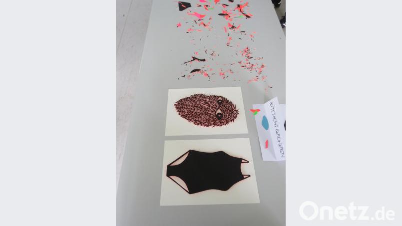 Messerschnitte von Hans Lankes. Bild: ubb