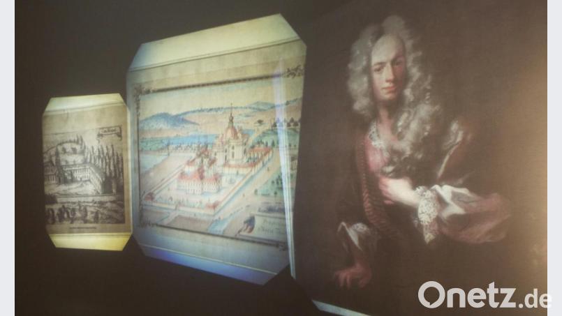 Projektion barocker Klöster und Kleidung des Barock. Bild: e