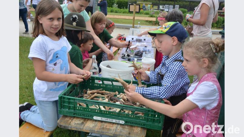 Auch Kinder hatten bei dem Jäger-Programm ihren Spaß Bild: jr