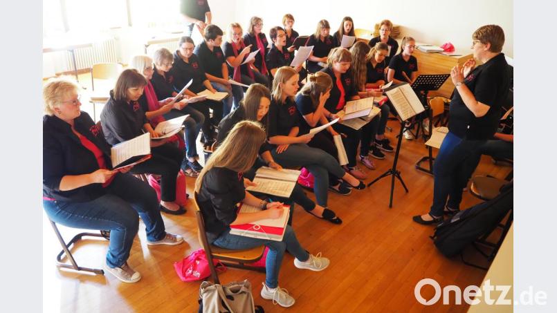 Der Name "Ganz &amp; Gar" zeugt von der Leidenschaft, mit der sich die Sänger aus Dieterskirchen ihrem Hobby widmen. Bild: bl