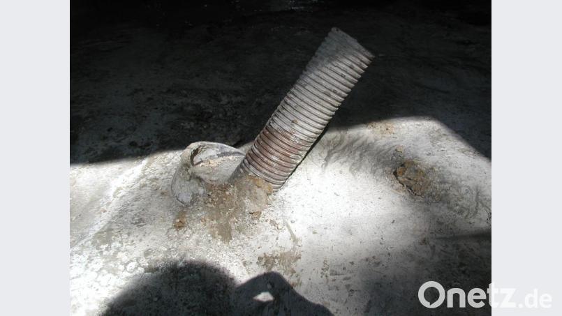 In allen Richtungen ist je ein Pfeiler im 45-Grad-Winkel eingebohrt, um seitliche Stabilität zu garantieren. Bild: ld