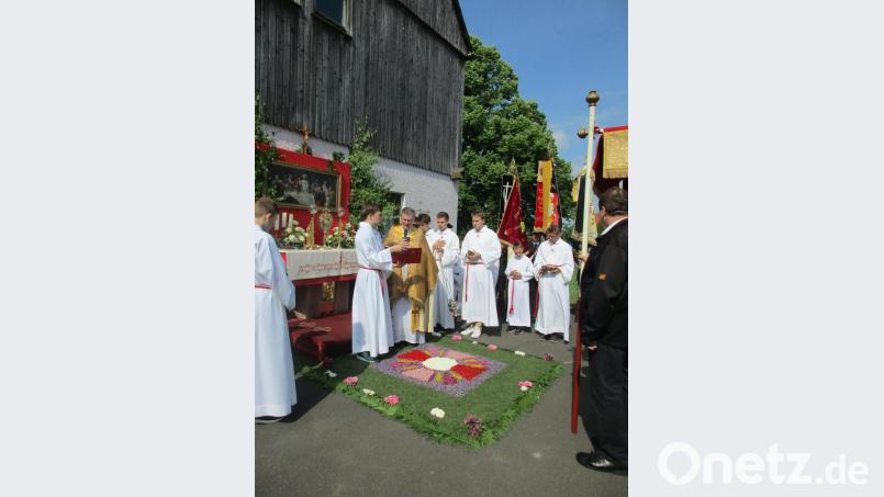 Fronleichnam in Poppenreuth. Bild: fpoz