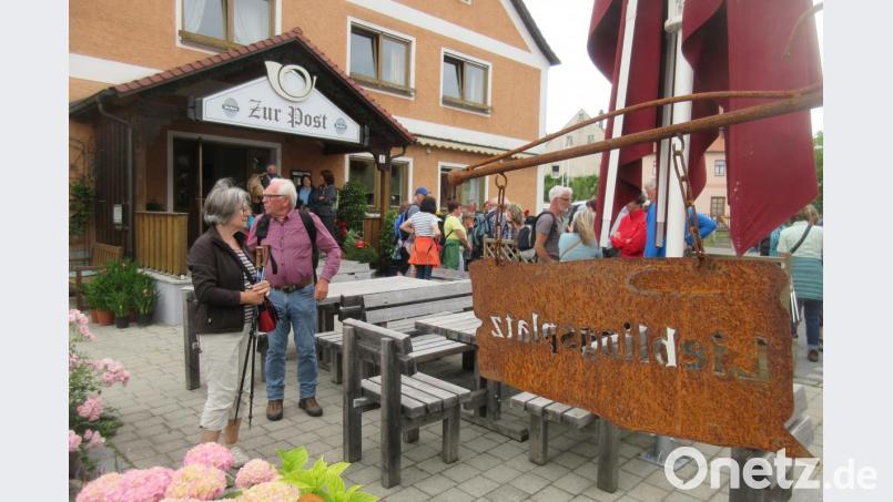 NT-Leserwanderung 2019 mit Einkehr in Kürmreuth. Bild: ui