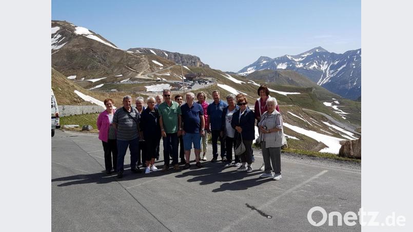Die Gruppe der Wanderfreunde am Großglockner. Bild: exb