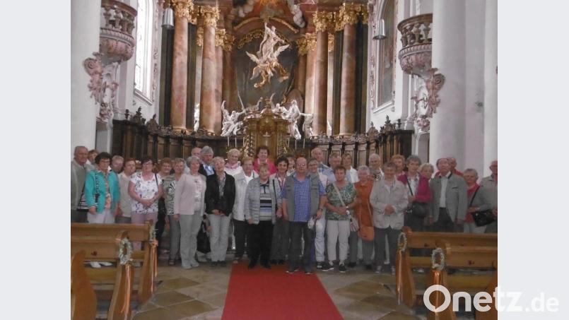Über 40 Personen beteiligten sich an der Tagesfahrt des Seniorenkreises Weiding-Schönau-Hannesried. Bild: nis