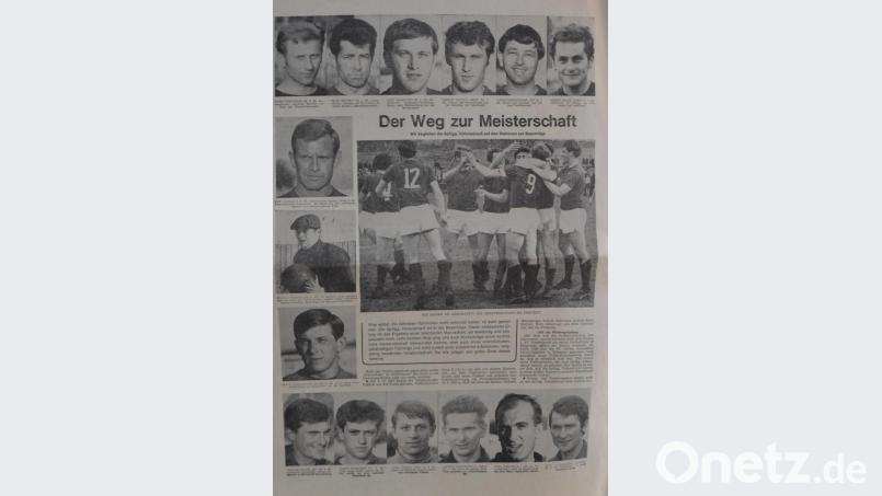 Viele Zeitungsseiten wurden den SpVgg-Fußballern damals gewidmet. Bild: dob