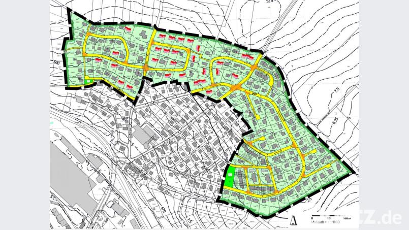 Mit der Änderung des Bebauungsplans östliches Stadtgebiet Naabberg wird nach dem Willen des Stadtrats das Bauen einfacher. Bild: njn