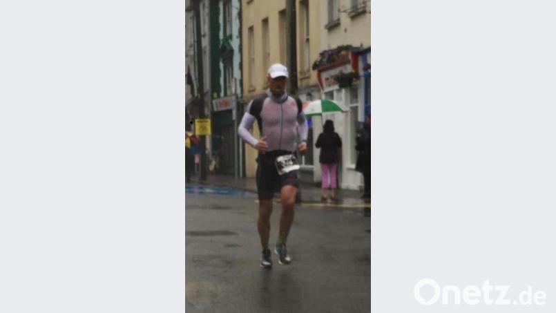 Dietmar Wolfrath beim Marathon in Cork Bild: exb