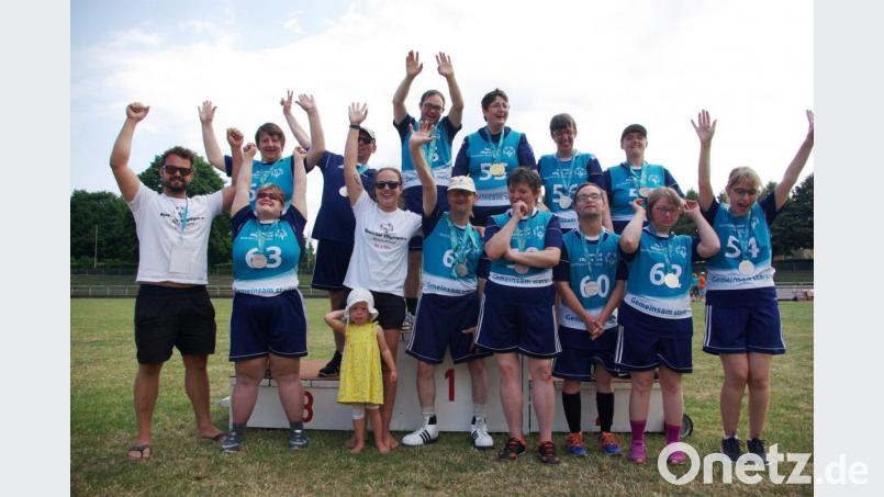 Die Leichtathleten bringen 21 Medaillen aus Hamm von den Special Olympic Games mit nach Hause. Bild: fz