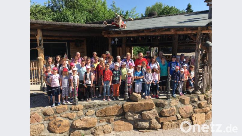 Gruppenbild im Freizeitpark Plohn. Bild: exb