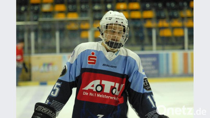Valentin Bäumler ist einer von vier Talenten, die in der Eishockeysaison 2019/20 einen Platz im Oberligakader der Blue Devils Weiden erhalten. Bild: gb