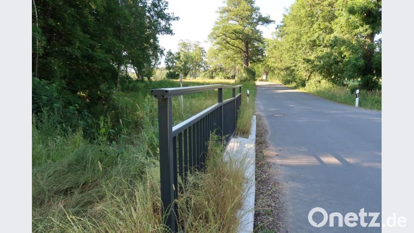 Nicht den Geschmack aller Bürger trifft das Geländer auf der neuen Brücke über den Steinwaldbach. Im Rahmen der Gewährleistung erfolgt demnächst eine kostenfreie Nachbesserung. Bild: bsc
