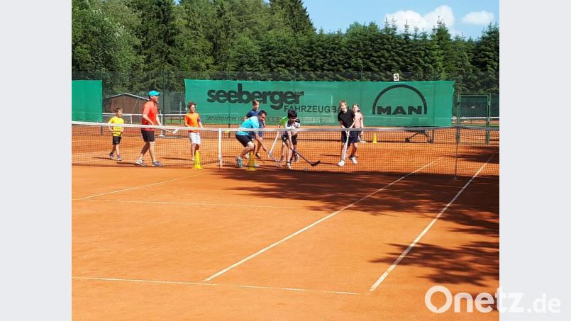 Tenniscamp des TC Waldershof. Bild: exb