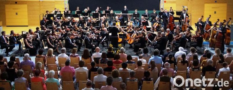 Das Orchester bot einen atemberaubenden Anblick. Bild: weu