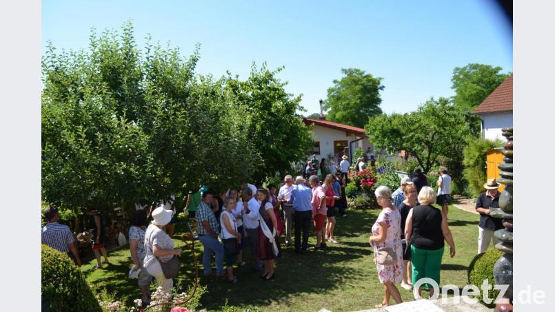 Ein Bummel durch die Gärten von Irchenrieth. Bild: fz