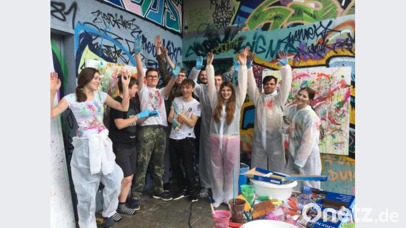 Das Kreativprojekt begeistert die Schüler. Bild: exb