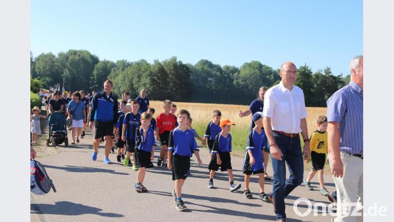 Auch die Jüngsten des Vereins waren mit dabei. Bild: ral