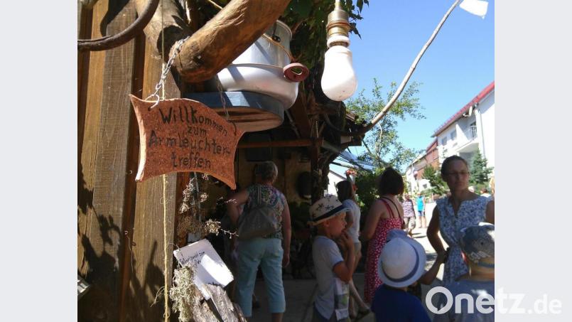 Diese Besucher waren sicher keine Armleuchter Bild: mma