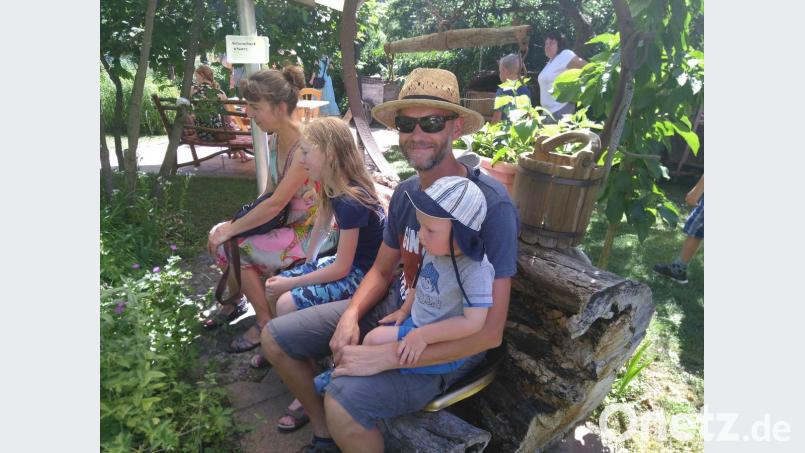 Ein Garten ist auch zum Verweilen da. Bild: mma