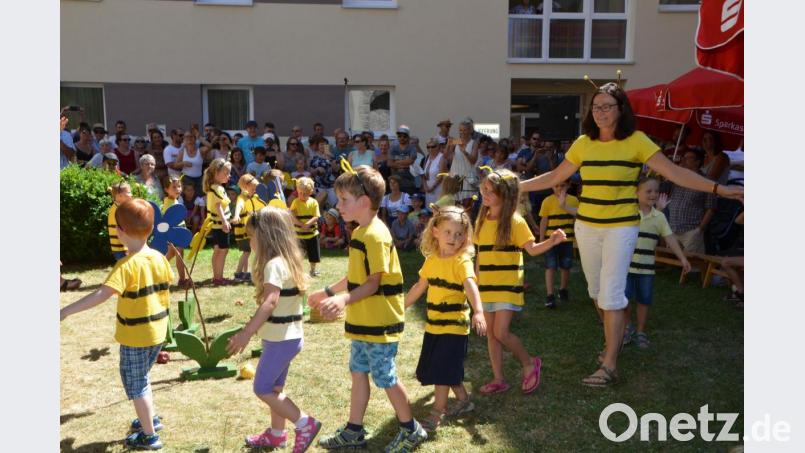 Zum Schluss schwärmte ein Bienenvolk aus und war lustig anzusehen. Bild: dob