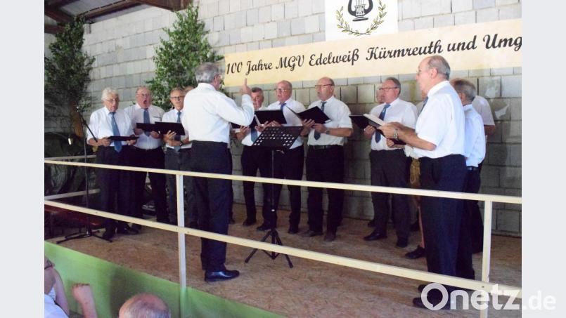 Der Männergesangverein Eschenfelden ist zu Gast beim Liedernachmittag Bild: wku