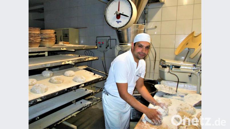 Älteste Bäckerei im Lande: Stefan Krauß hat den Kemnather Familienbetrieb zum 1. Januar 2019 übernommen und führt ihn in 14. Generation Bild: Stiegler