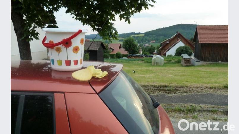 Stop! Beim Autowaschen dürfen die Gaisthaler Bürger derzeit kein wertvolles Trinkwasser vergeuden. Bild: Portner
