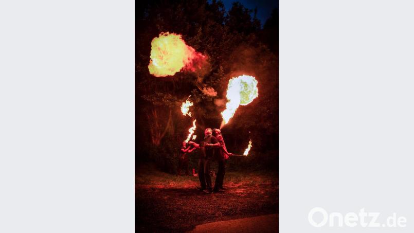 Das Pächterehepaar Kremp lädt am Samstag, 13. Juli, zum Sommerfest am Erlenweiher. Am Nachmittag gibt es ein Sautrogrennen, später verwandelt sich die Liegewiese des Badeweihers zu einem Mittelalterdorf. Höhepunkt wird die Feuershow bei Einbruch der Dunkelheit. Bild: exb