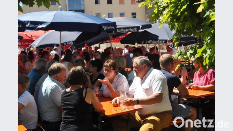 Der Sonnenschirm war ein absolutes Muss. Bild: dob