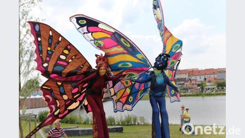 Viel Farbe und phantasievolle Momente bringt die kleine Landesgartenschau 2013 nach Tirschenreuth. Archivbild: tr