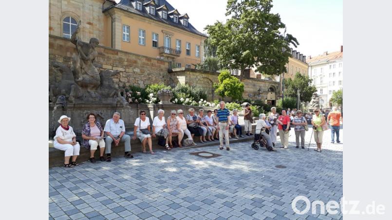 Die Mitterteicher Senioren bei ihrem Ausflug nach Bayreuth. Bild: exb