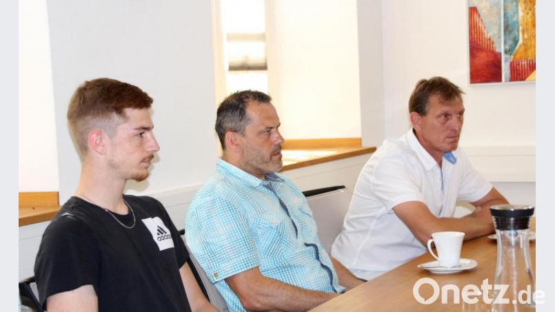 Die drei Geehrten (von links): Andreas Spitzner, Markus Donhauser und Markus Graf. Bild: Polizei