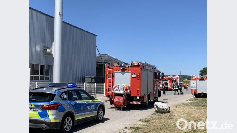 Betriebsunfall in einem Werk in Postbauer-Heng. Bild: jma