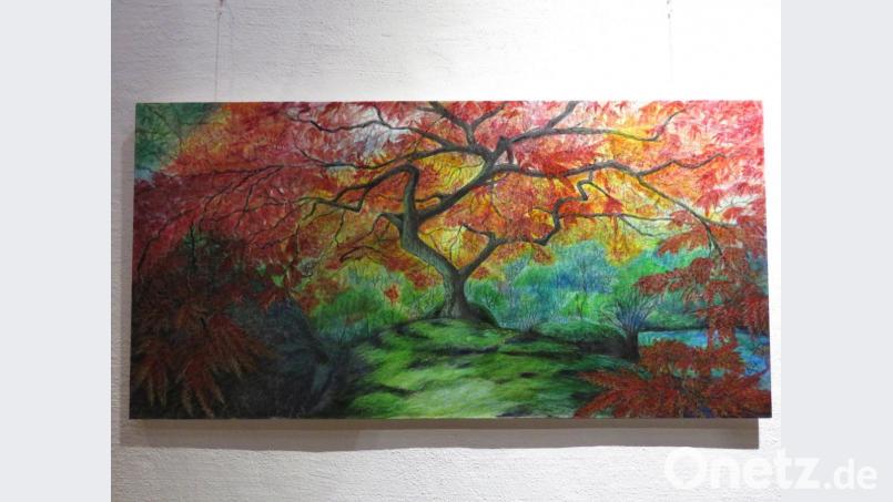 Baumlandschaft von Karl Heinrich (19) Repro: ubb