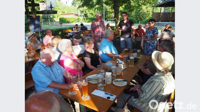 Beim Dämmerschoppen der CSU ging es schon jetzt um Themen, die erahnen lassen, dass der Kommunalwahlkampf in Neustadt begonnen hat. Bild: krb