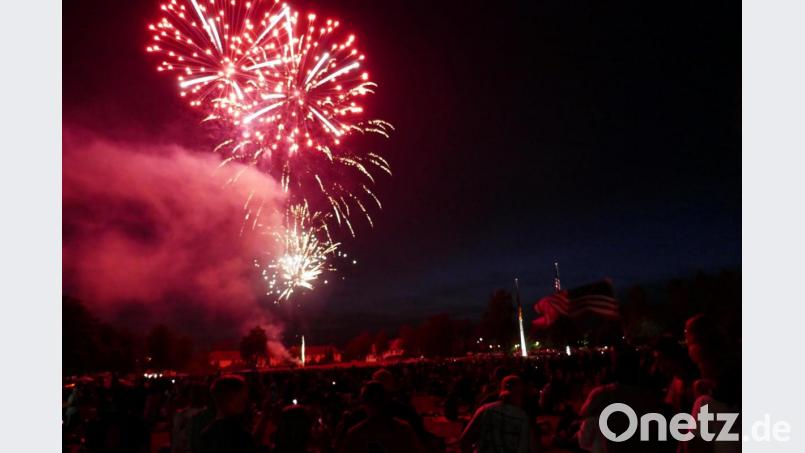 Ein großes Feuerwerk am Feiertag: In Grafenwöhr wird der amerikanische Unabhängigkeitstag gefeiert. Bild: mor