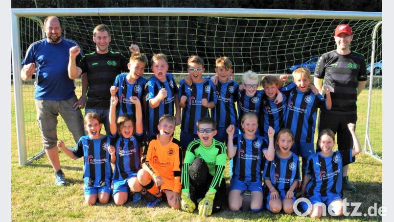 Mit 12 Toren siegte die E-Jugend der Spielgemeinschaft Kohlberg-Ehenfeld haushoch. Bild: jml