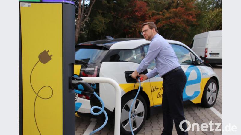 In Wackersdorf können Bürger seit vergangenem Sommer ein Elektroauto leihen. Das soll nun bald auch in Nabburg möglich sein. Archivbild: Dobler