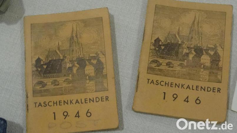 In seinen Taschenkalendern hat Eugen Oker Tagebuch geführt. Bild: hka