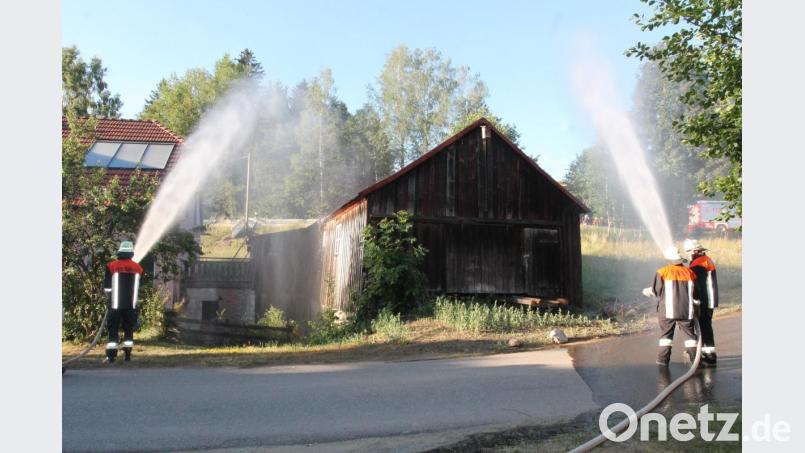 Das Sägewerk Prollermühle ist der Brandherd für die Einsatzübung. Bild: pi
