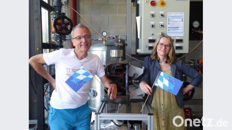Panelleiter OTH-Professor Andreas P. Weiß und Marian Mure von der Geschäftsführung des Kompetenzzentrums Mittel- und Osteuropa Bild: Bühner