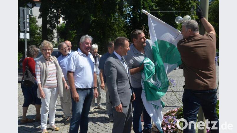 Die Stadt Weiden zeigt Flagge und beteiligt sich an der Friedensaktion &quot;Mayors for Peace&quot;. Bild: Kunz