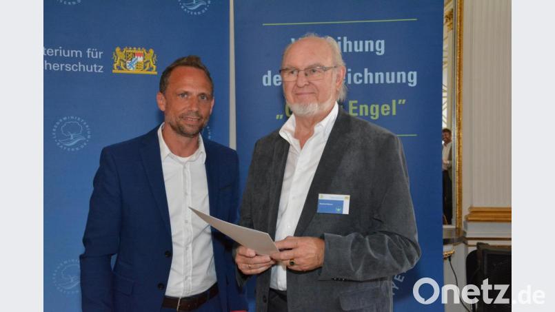 Auch Manfred Klemm hat die Umwelt-Auszeichnung bekommen. Bild: Umweltministerium